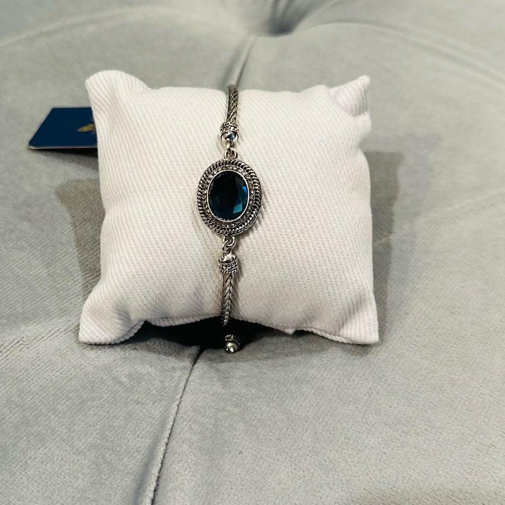 Blue Stone Silver